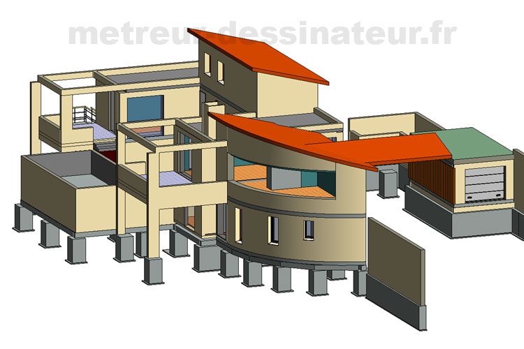 A1 Conception modélisation bâtiment architecture toulouse Haute-Garonne Midi-Pyrénées 31