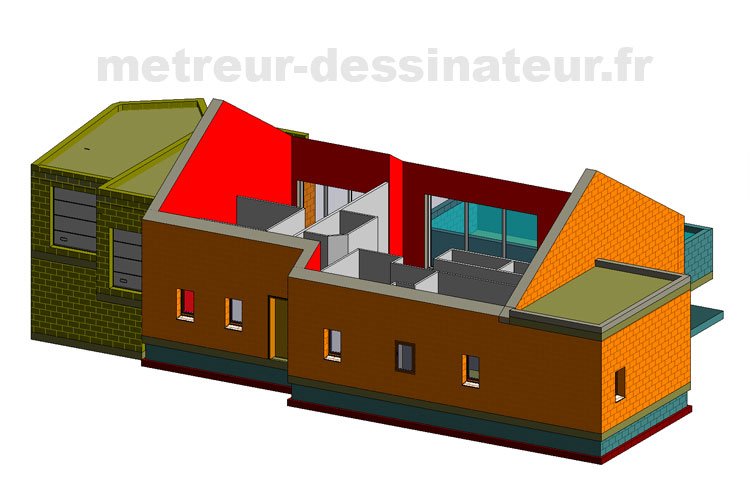 B5 Permis de construire construction rénovation villa Toulouse Haute-Garonne Midi-Pyrénées 31