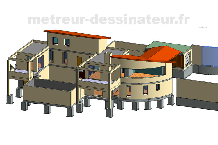 B6 Conception modélisation maison design Toulouse Haute-Garonne Midi-Pyrénées toulouse 31
